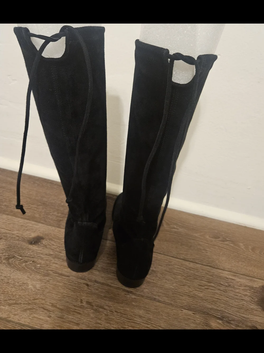 Stewart Weitzman Black Suede Boots Size 4.5